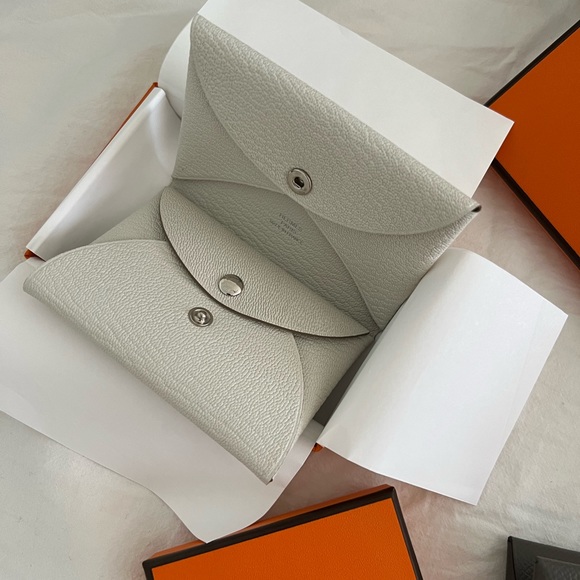 Hermès calvi duo card case - Picture 2 of 4